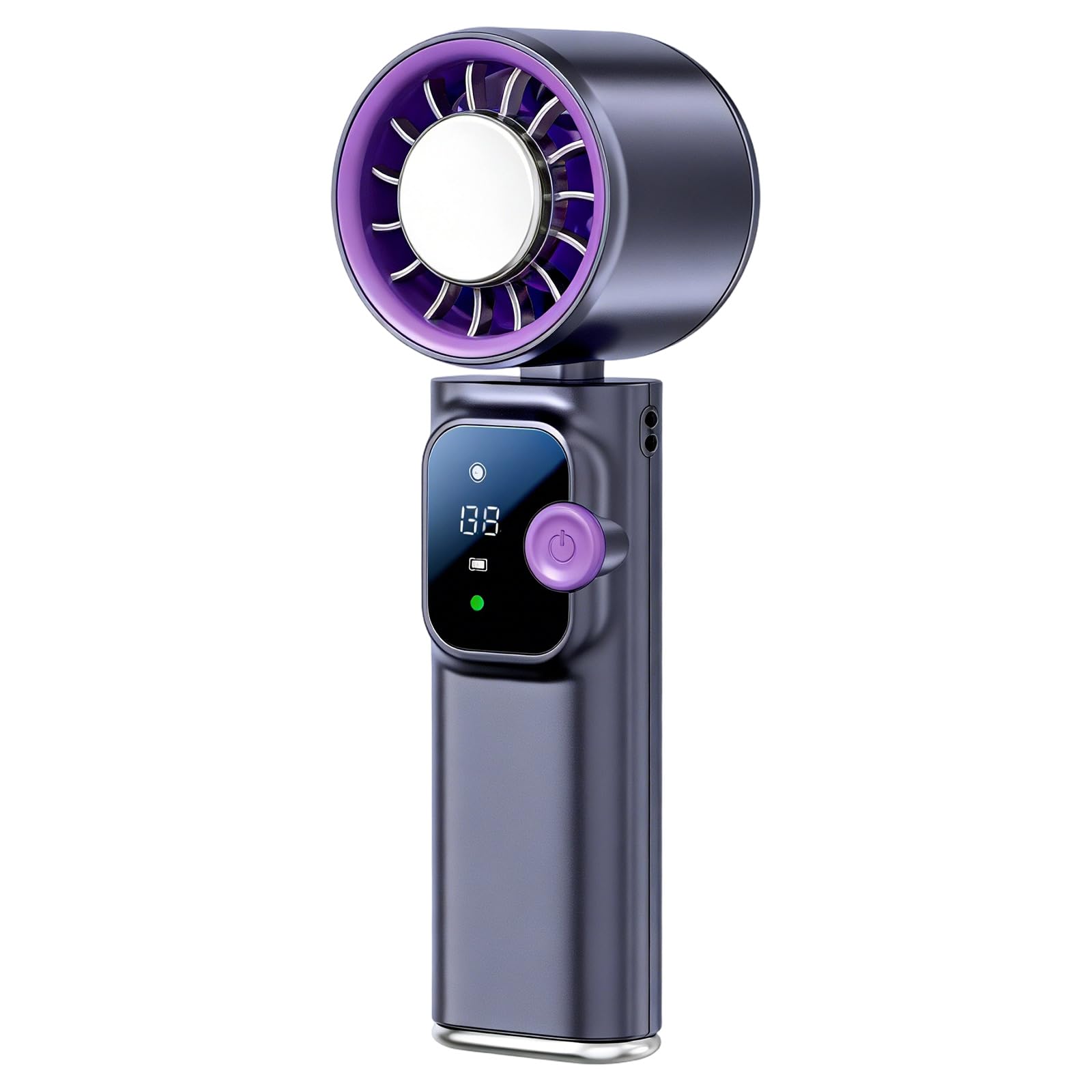 TAZIZI Multi Purpose Rechargeable Handheld Fan with 199 Customizable Speeds and Effective Advanced Cooling Solution Multi Speed Handheld Fan