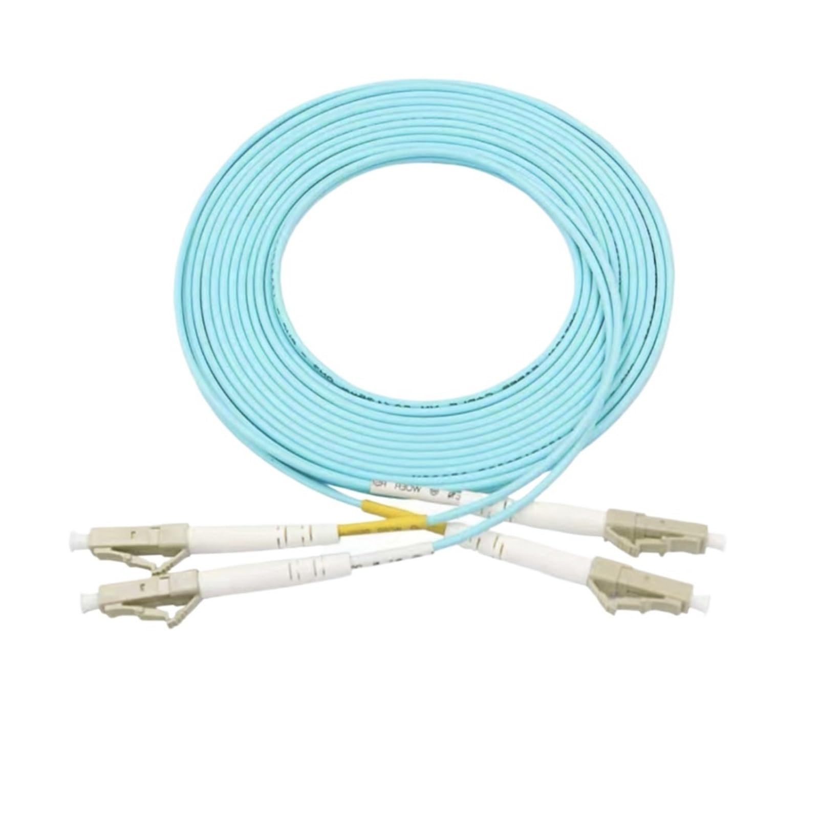 Cordon de raccordement Fibre Optique LC-LC OM3 Duplex 1-100 m DX multimode 3 mm2 mm(30m 1pc OM4)