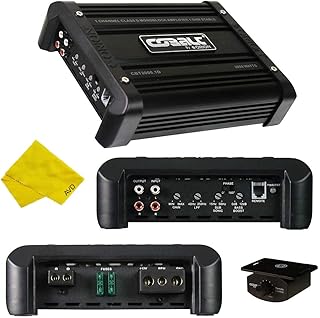 Orion Cobalt Monoblock Amplifier – Class D Amplifier 1000W RMS 2000W Max, Car Electronics Car Audio Stereo Subwoofer 1 Ohm Stable Bass Boost MOSFET Full Range Amplifier for Car Speakers Sub Amp
