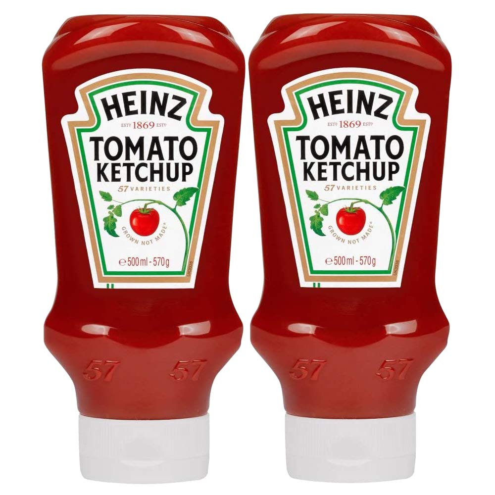 Tomato Ketchup Bottle, 2 X 570 Gram