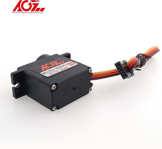 AGFRC 2PCS Micro 9g Servo Servo Motor Kit - Digital 11g Metal Gear Mini Servo for RC Helicopter Airplane Boat Controls, Control Angle 180°