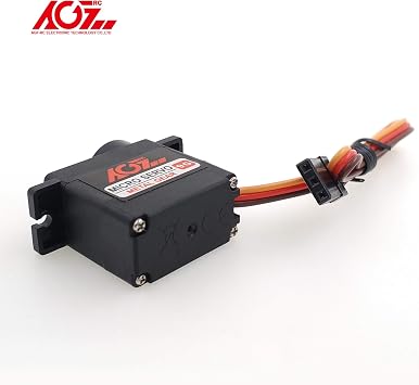 AGFRC 2PCS Micro 9g Servo Servo Motor Kit - Digital 11g Metal Gear Mini Servo for RC Helicopter Airplane Boat Controls, Control Angle 180°