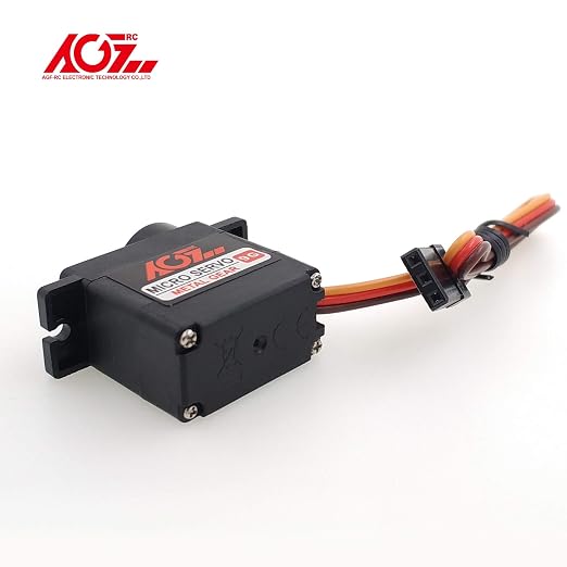 Kit de 2 servomotores micro AGFRC 9g - Digital 2.8KG con engranaje metálico miniatura 3