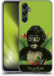 Head Case Designs Officially Licensed Frida Kahlo Monkey Tropical Gel Case [Military Grade Protection] Compatible with Samsung Galaxy A05s