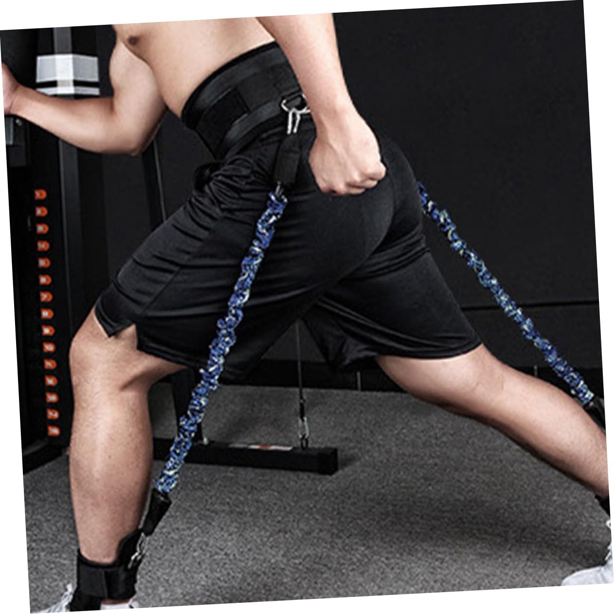 Healifty Banda de Resistencia para Entrenamiento de Piernas Kit de Bandas para Fitness Correas de Tobillo Portátiles Herramienta de Ejercicio para Gimnasio Reutilizables