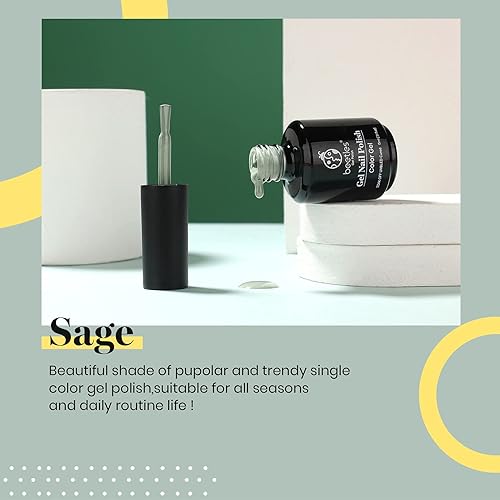 Miniatura 392 de Beetles Nude - Esmalte de uñas en gel natural de 15ml/0.5 onzas líquidas, color neutro, color crema, translúcido, lámpara LED UV para uñas, 15ml/0.5