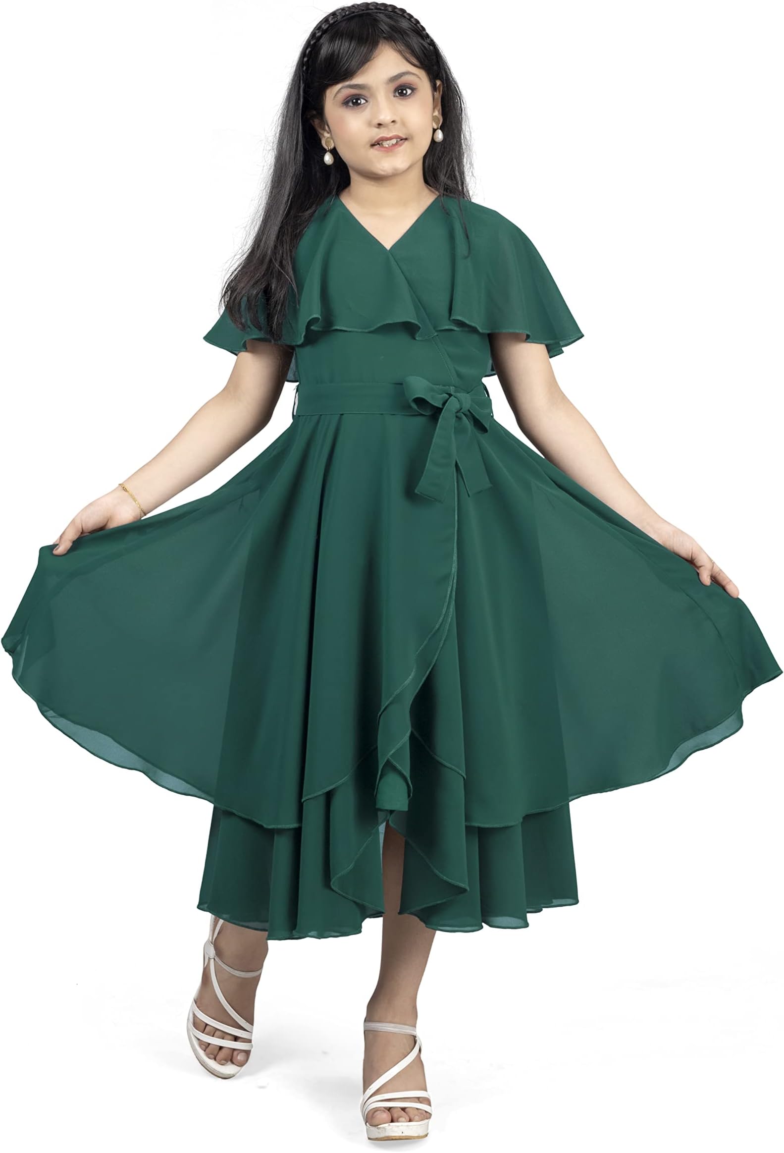 Fashion DreamGirl's Fit And Flare Calf Length Dress