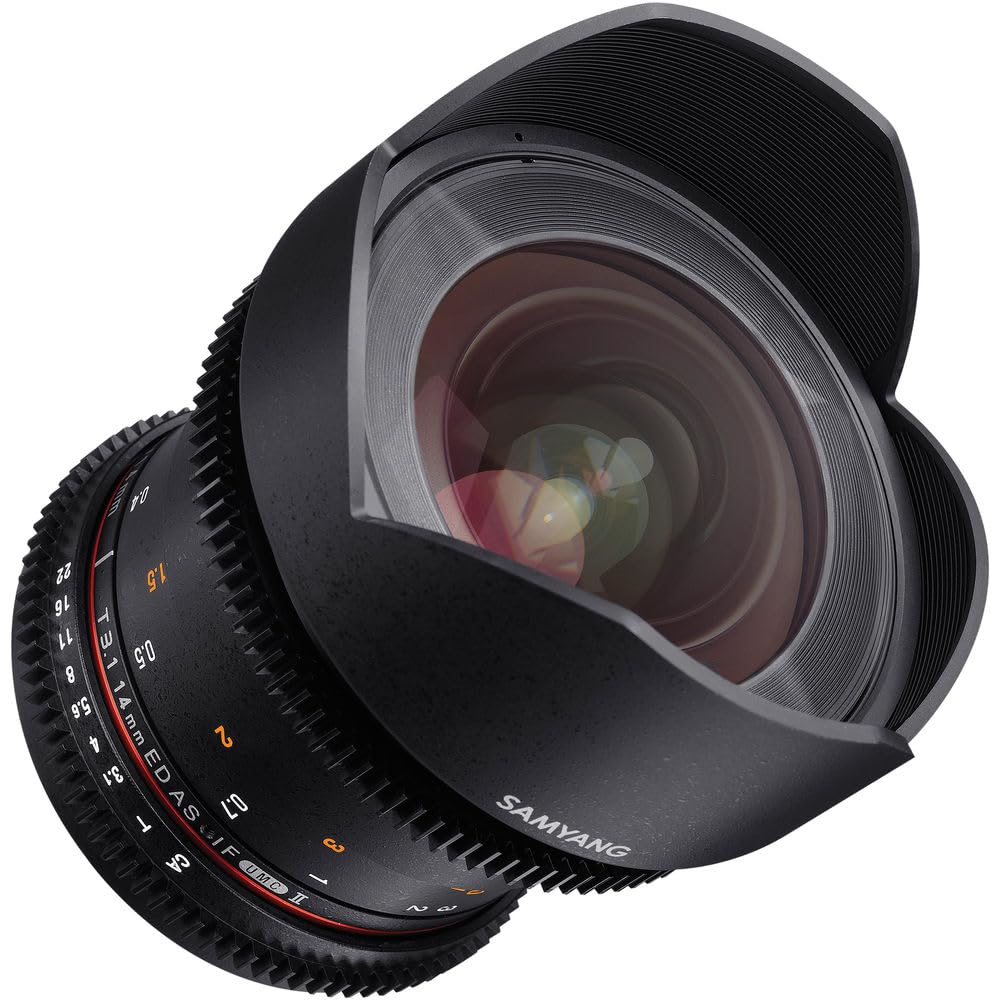 Amazon.com : Samyang 14mm T3.1 VDSLRII Cine Wide Angle Lens for