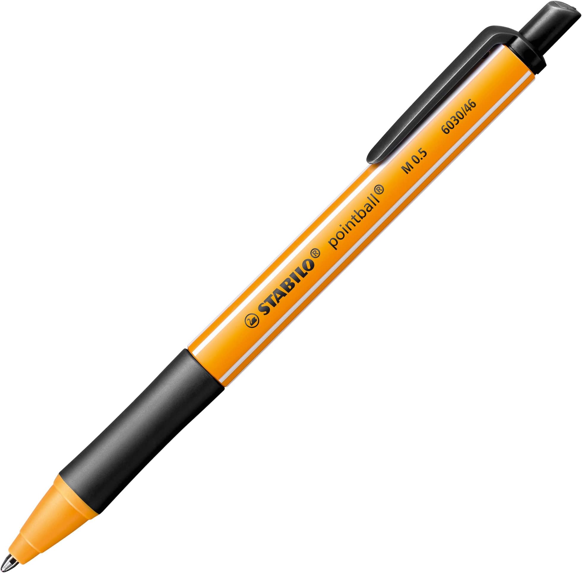 Gullor Yiren Penna A Sfera Design Colorato – Nero E Arancio – Pennino In Acciaio Inox – Scrittura Morbida