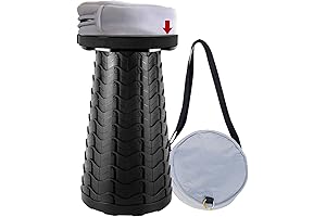 Portable Telescoping Stool with Cushion for Enhanced Comfort