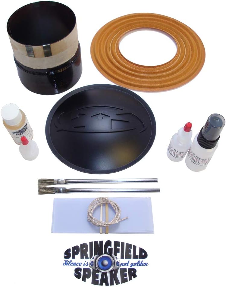 Springfield Speaker Subwoofer Voice Coil Replacement Kit with Adhesives - Dual 2 Ohm - Compatible with Rockford Fosgate Power HX2, RFR3115, RFR3110, RFR3112, RFR3118, RFD3118 Subwoofers