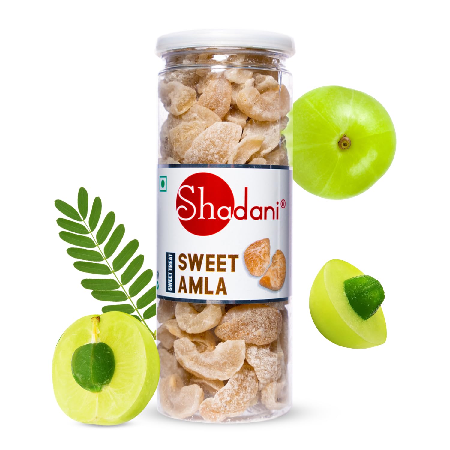 Shadani Sweet Gooseberry Candy (200g) Meetha Dried Amla Candy Vegetarian Sweet Gooseberry Aftermeal Amla Fruit Snacks | Chewy Tangy Goosebarry Snack | High Vitamin C Digestive Mouth Freshener