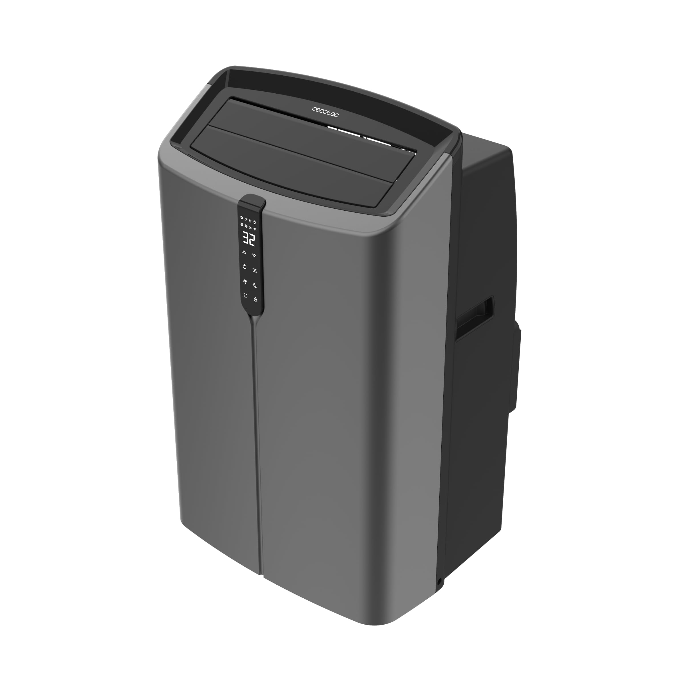Cecotec Climatiseur Portable avec Pompe à Chaleur et Wi-Fi ForceClima 14800 Nux Heating Connected. 14000 BTU, Télécommande, Écran LED, 5 Modes, 3 Vitesses, Minuterie, Couverture 30-35 m²