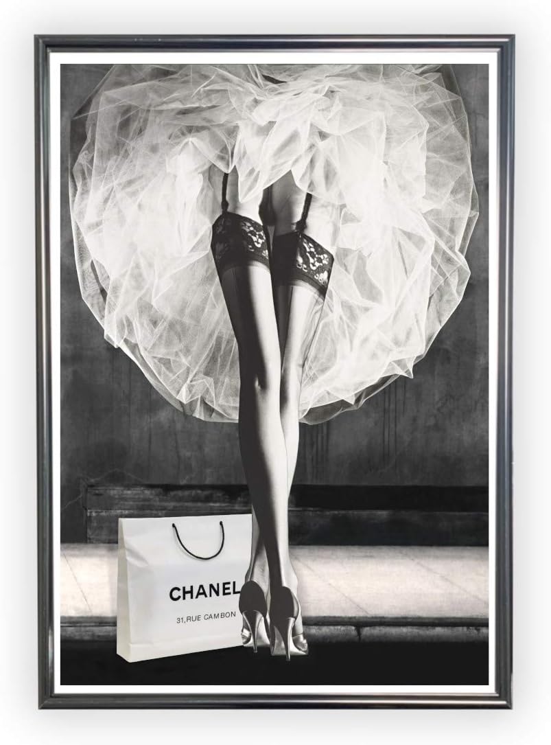 Amazon Co Jp Aroma Of Paris アートポスター おしゃれ インテリア 北欧 モノクロ アート 170 B2 ブラックフレーム ホーム キッチン