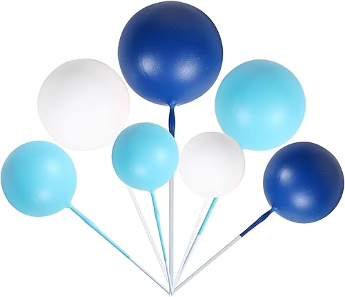 Miniatura 2 de Rsstarxi 30 bolas para decoración de tartas, bolas para decoración de pasteles, mini globos, bolas de espuma, decoración de pasteles para baby