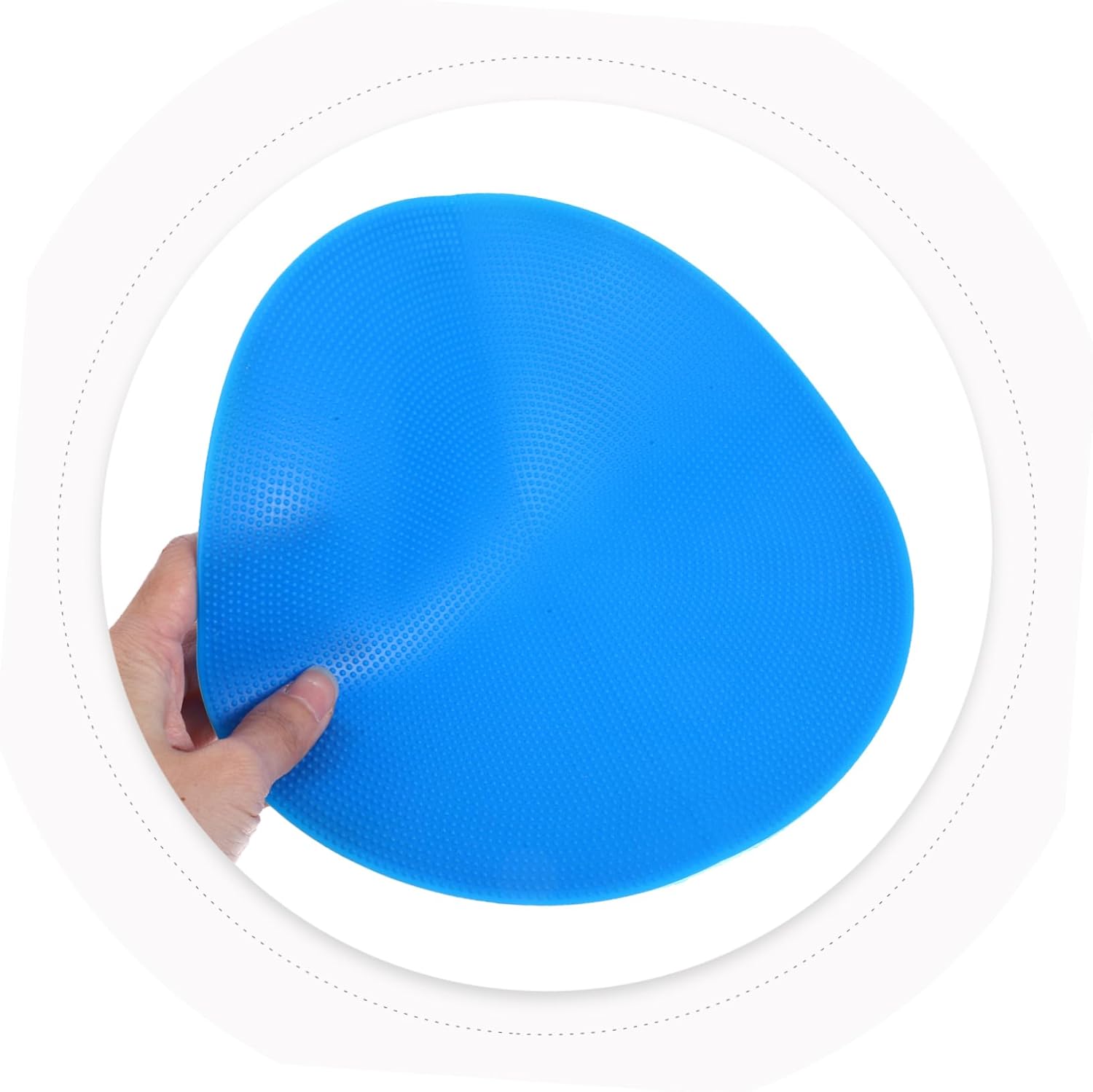 Kisangel 10pcs Non- Soccer Markers for Basketball Training Rubber Agility Discs for Football Drills Lightweight and Easy to Store for Sports Practice and Classroom Activities