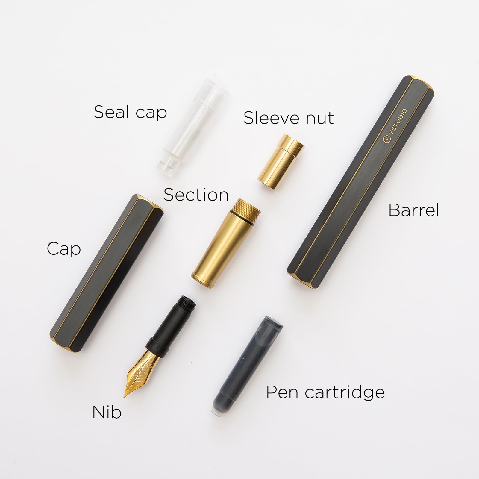 YSTUDIO Stunning Classic Revolve Fountain Pen Schmidt Gilded Nib Best Pen Gift Set for Men Women Professional Executive — view 3