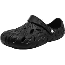 Men Large Size Clogs Indoor Outdoor Garden Shoes Beach Sandals Slippers Slip On Water Shoes EVA Clogs Shoes with Adjustable Strap