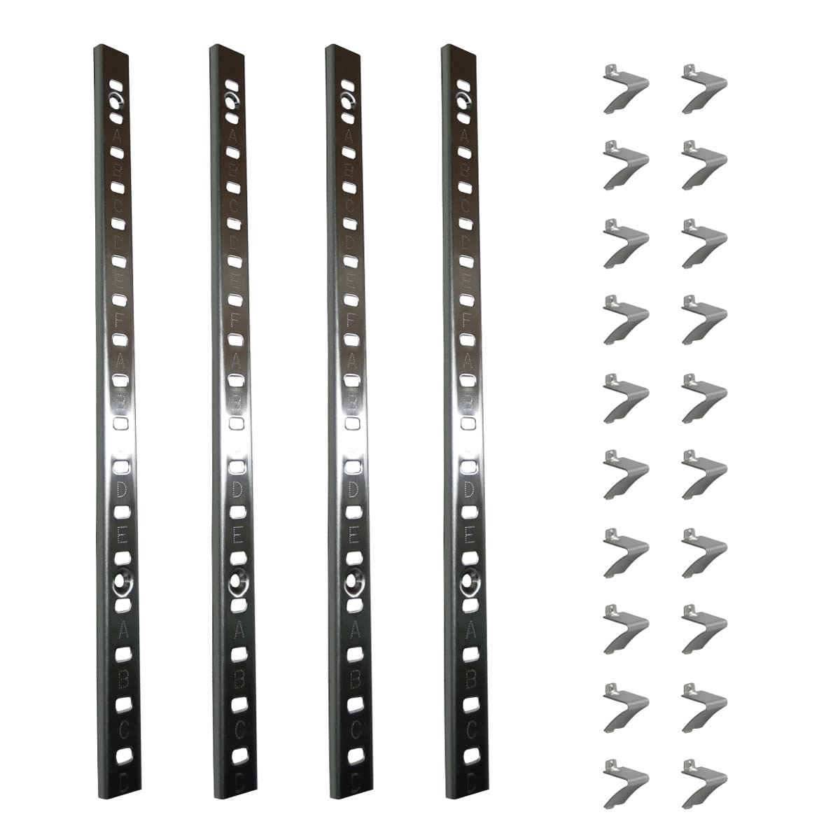 Amazon.co.jp: 棚柱 ダボレール1819mm DIY初心者でも安心 棚受け