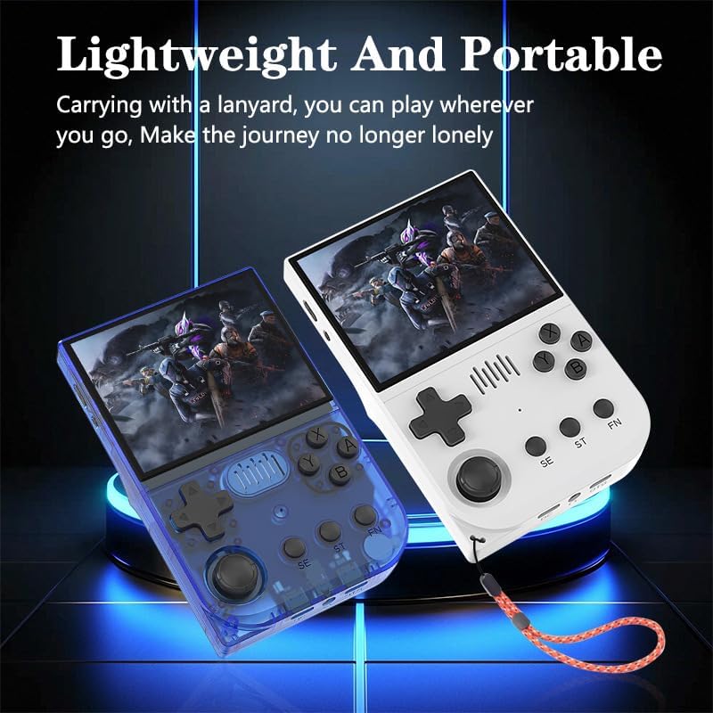 Miniatura 4 de R36VX - Consola de juegos de mano retro, con 128G incorporados, más de 40000 juegos, 3000 mAh recargable, compatible con más de 20 simuladores,