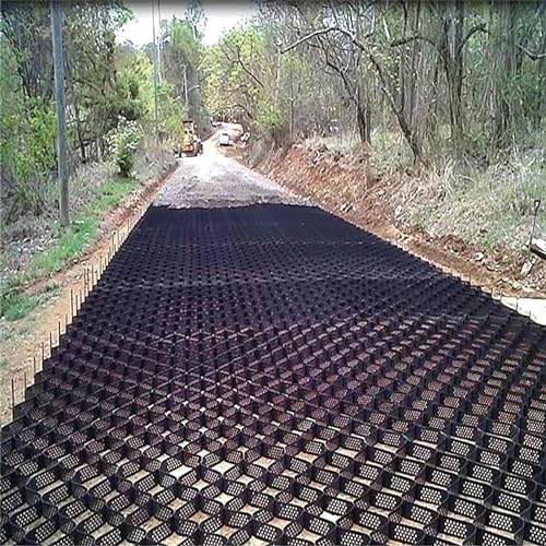 Grille au sol haute résistance 855 kg/m² pour stabiliser le gravier