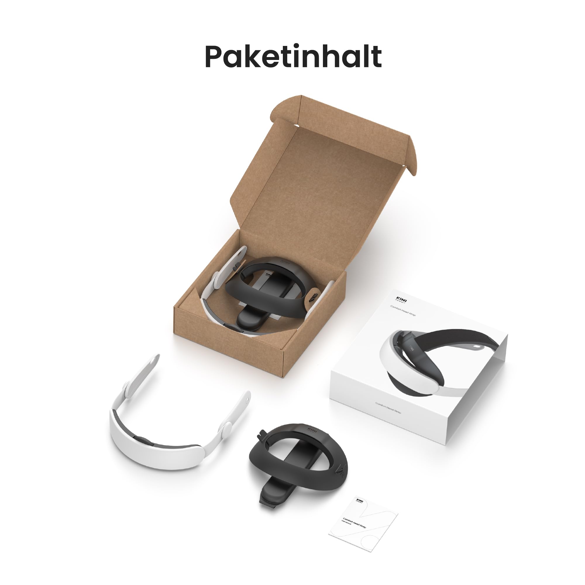 KIWI design K4 Komfort Headstrap Kompatibel mit Meta Quest 3S/Quest 3