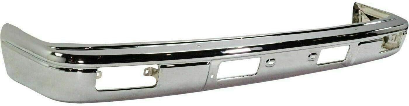 Front Bumper Chrome Steel For 1987-1988 Toyota Pickup 2WD Direct Replacement 5210189101
