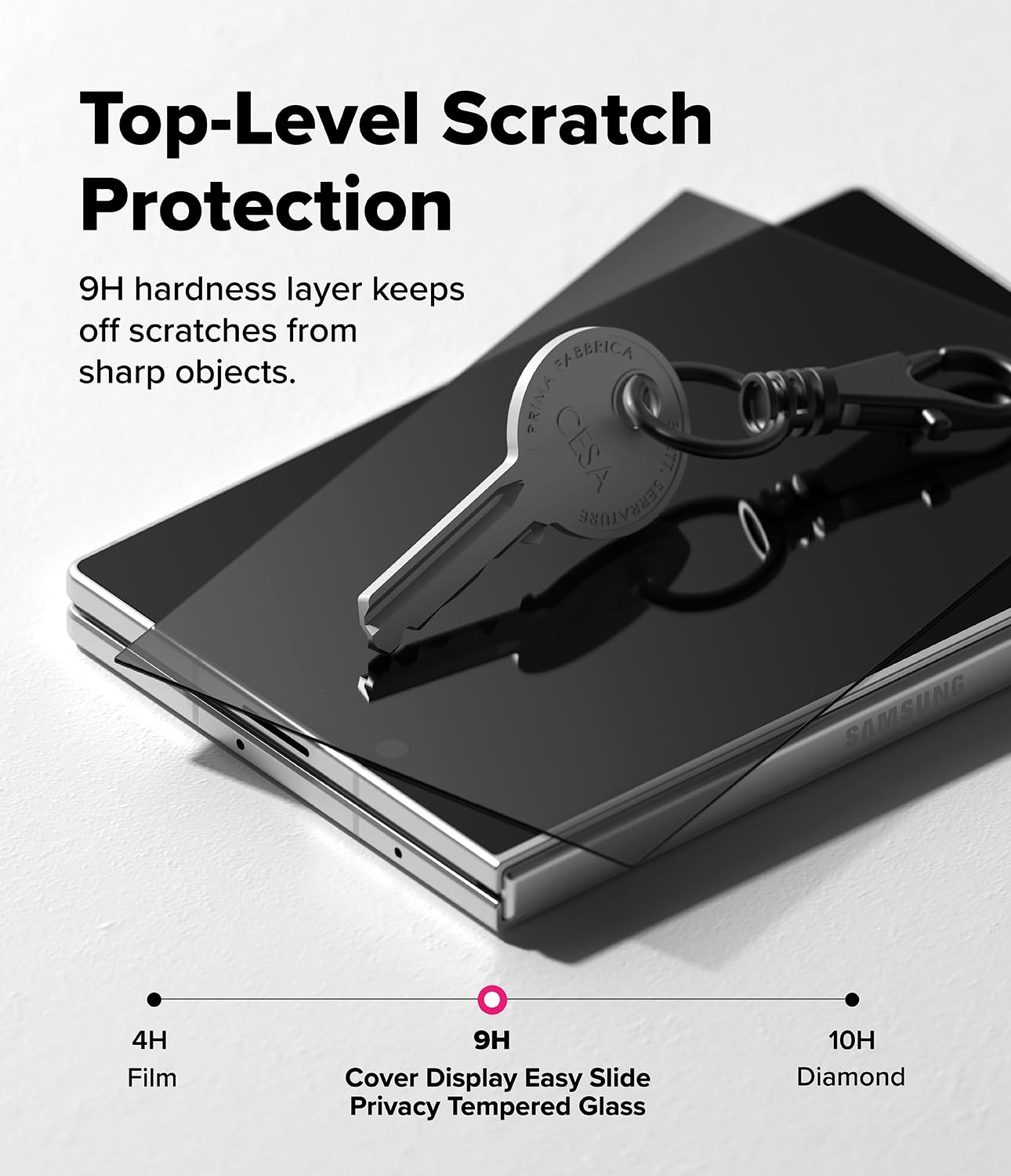 Ringke Easy Slide Privacy Tempered Glass per Pellicola Galaxy Z Fold 8 | 2 pezzi, pellicola, anti-spia, display frontale, antigraffio, vetro temperato, trasparente, facile installazione