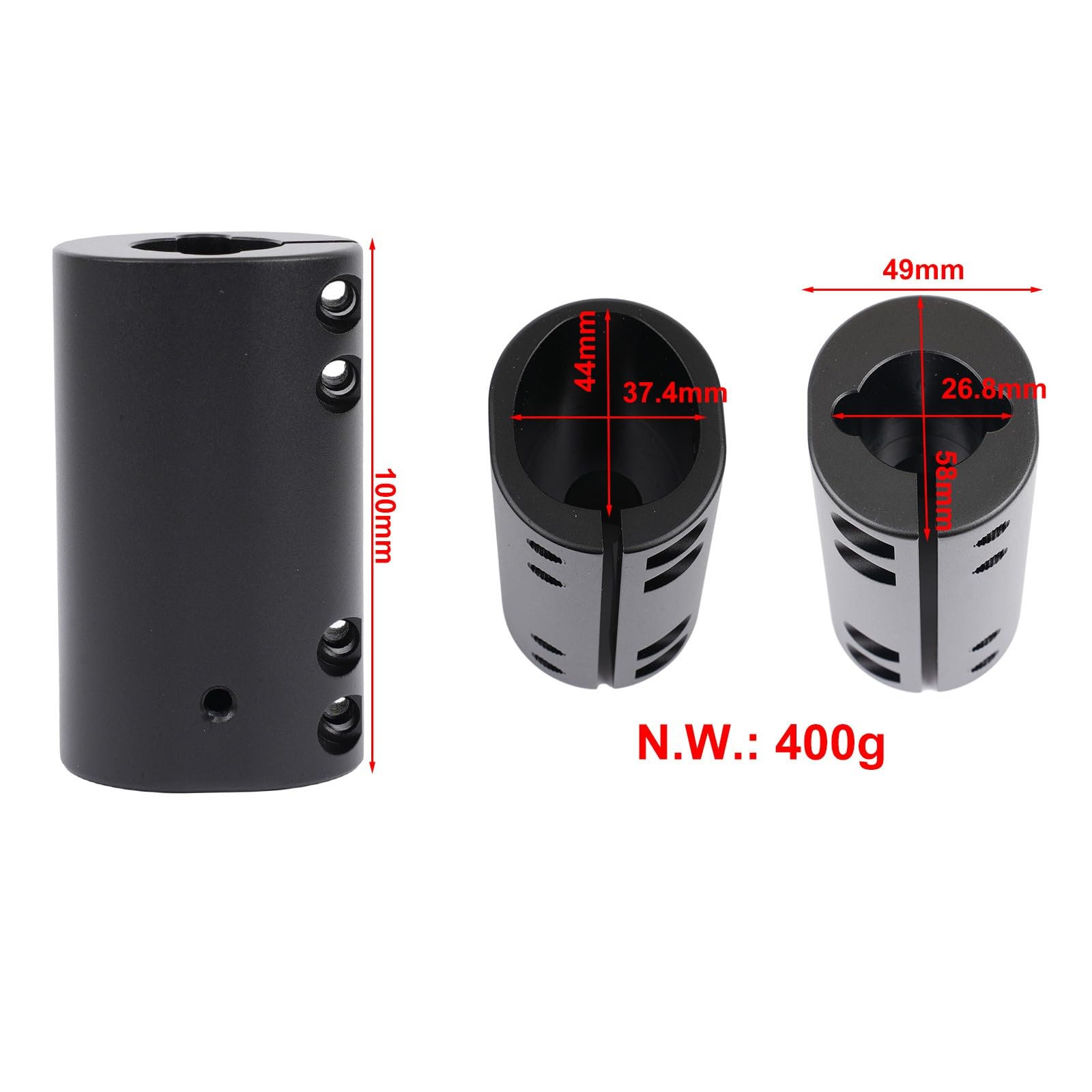 Pince pliable robuste pour trottinette électrique Ninebot Max, stabilisateur de tige en alliage d'aluminium, mécanisme de pliage lâche