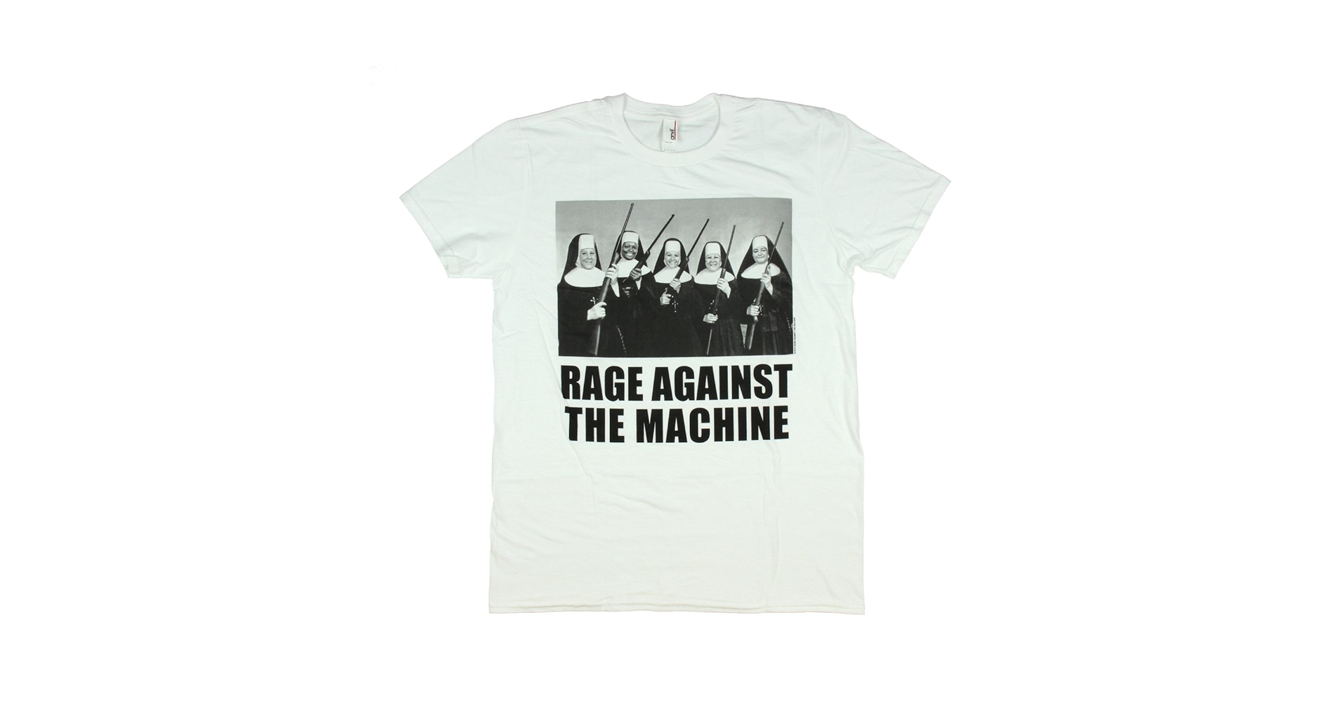 RAGE AGAINST THE MACHINE シャツ　XL　nuns Vintage REPRINT Rage Against The Machine Nuns With Guns Band