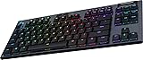 Logitech G915 TKL Tenkeyless Lightspeed Clavier Gamer Mécanique, Switch ultra-plat GL Tactile, RGB LIGHTSYNC, Design élégant et mince, 40+ heures de jeu, Français AZERTY - Noir - 4