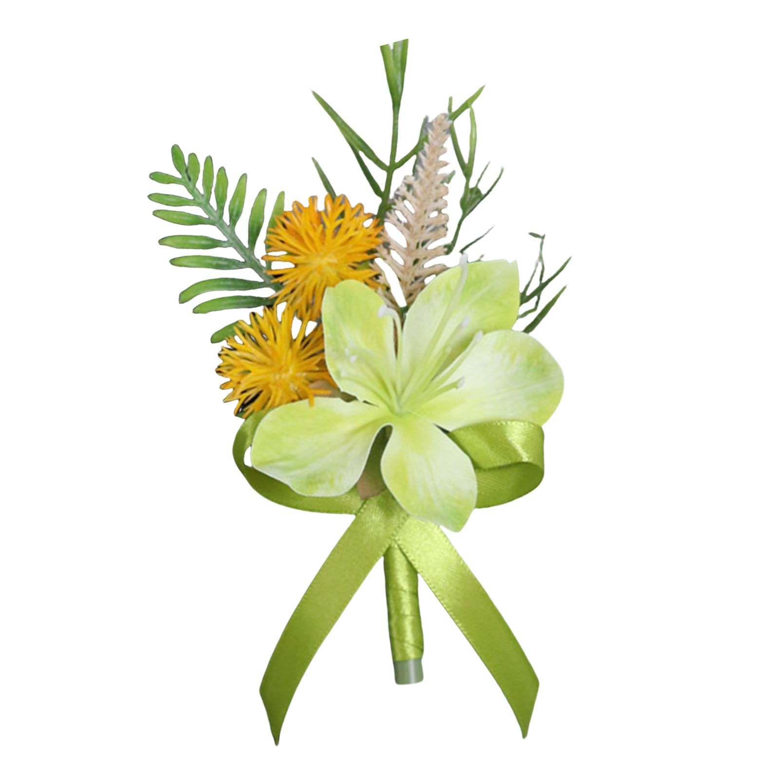 Woedpez Unique Corsage Boutonnieres Artificial Flowers for Proms, Anniversaries, Ceremonies, Wedding Embellishments Floral Boutonniere for Groomsmen