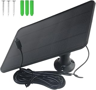 Ring Kamera Solarpanel 20 W Typ C Smart Sensor | Ring Dörrklocka Solarpanel Laddare för underhåll spotlight strålkastare lägenhet studentboende balkong uteplats