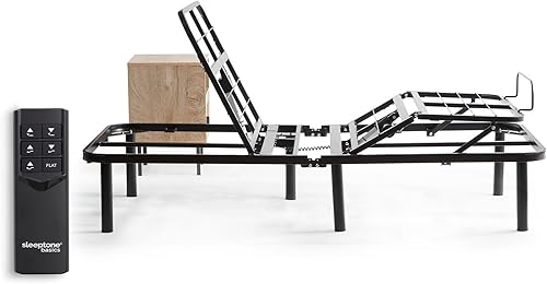 Miniatura 9 de Nestl - Base de cama ajustable básica, somier de cama tamaño Queen, inclinación motorizada de la cabecera y del pie, base de cama ajustable, control