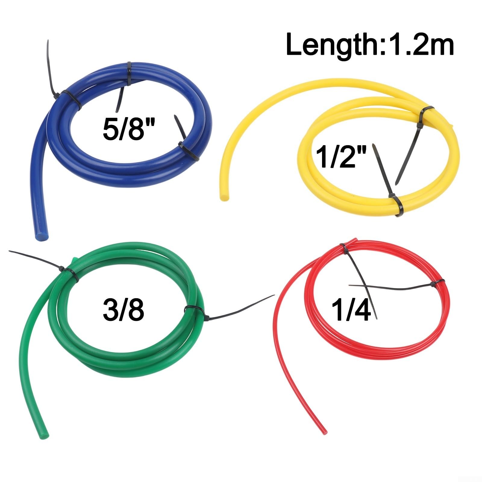 Piegatubi in rame AC, kit di piegatura per tubi HVAC da 1/4 "3/8" 1/2" 5/8" con strisce di plastica PE per sistemi di climatizzazione, modellatura sicura del tubo, strisce di piegatura manuale del