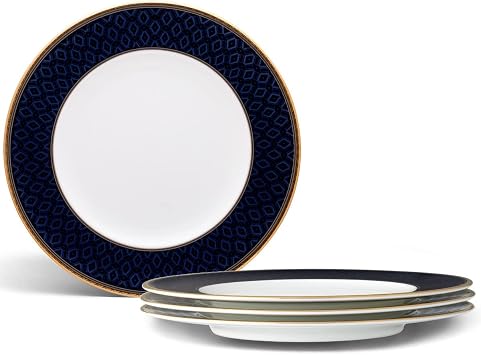 Noritake Blueshire Set of 4 Accent Plates, 9"