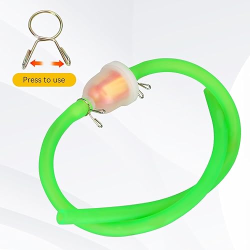 Miniatura 23 de HIAORS Manguera de motocicleta Manguera de línea de combustible de gasolina, tubo de tubo de gasolina y aceite, abrazadera de línea de filtro