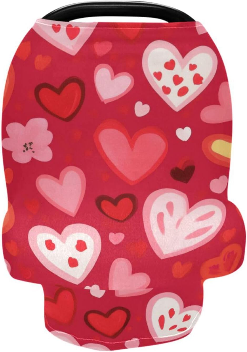Lyeorm Valentine's Day Hearts Car Seat Covers for Babies Breathable Nursing Breastfeeding Cover Multi-Use Infant Carseat Canopy and Stroller Cover for Boys Girls 5 61UIKQtRz0L. AC SL1500