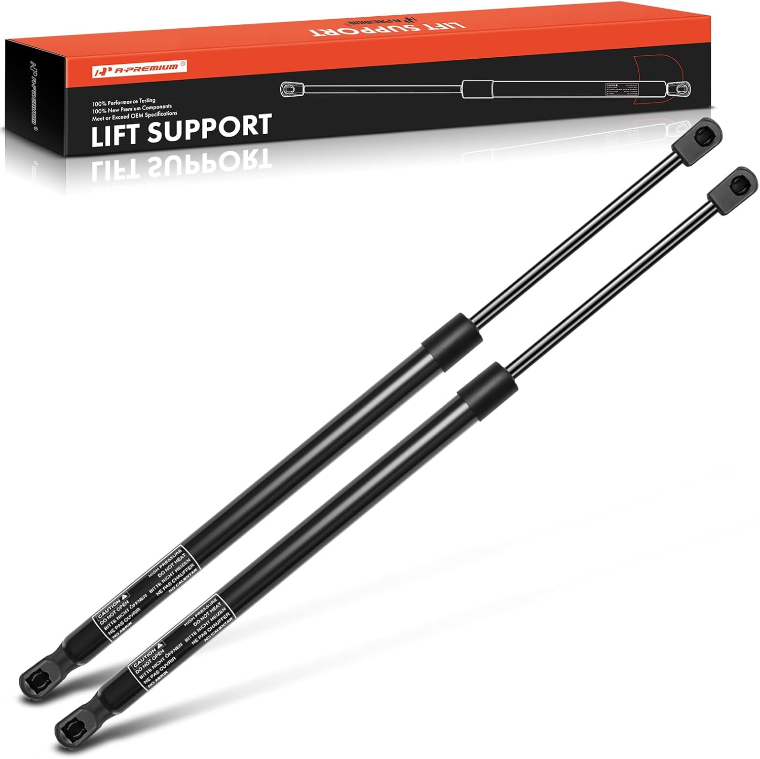 A-Premium Rear Tailgate Lift Supports Struts Compatible with Lincoln MKX 2007-2010 2-PC