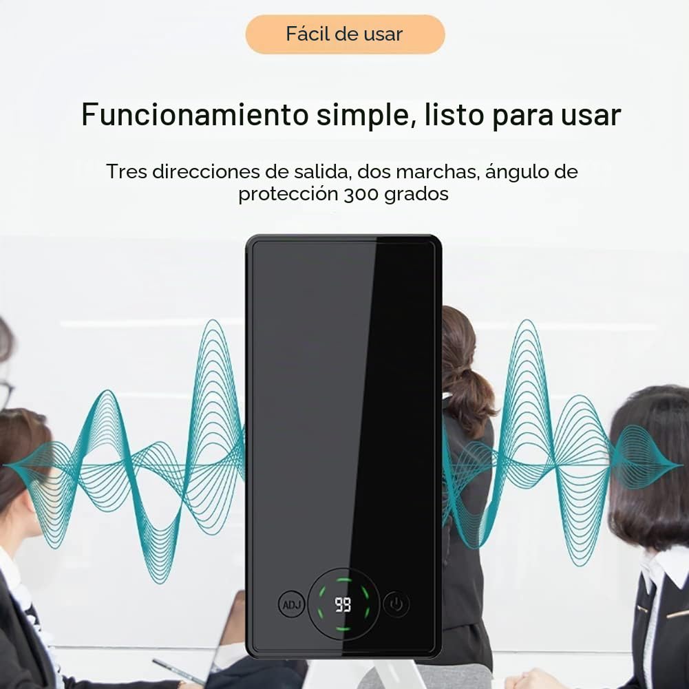 Fuente De Alimentación Móvil Antigrabación Bloqueador De Grabación De Audio Señal De Inhibidor con Control Remoto Alcance De 50 M Evita La Grabación Interceptor De Inhibidor