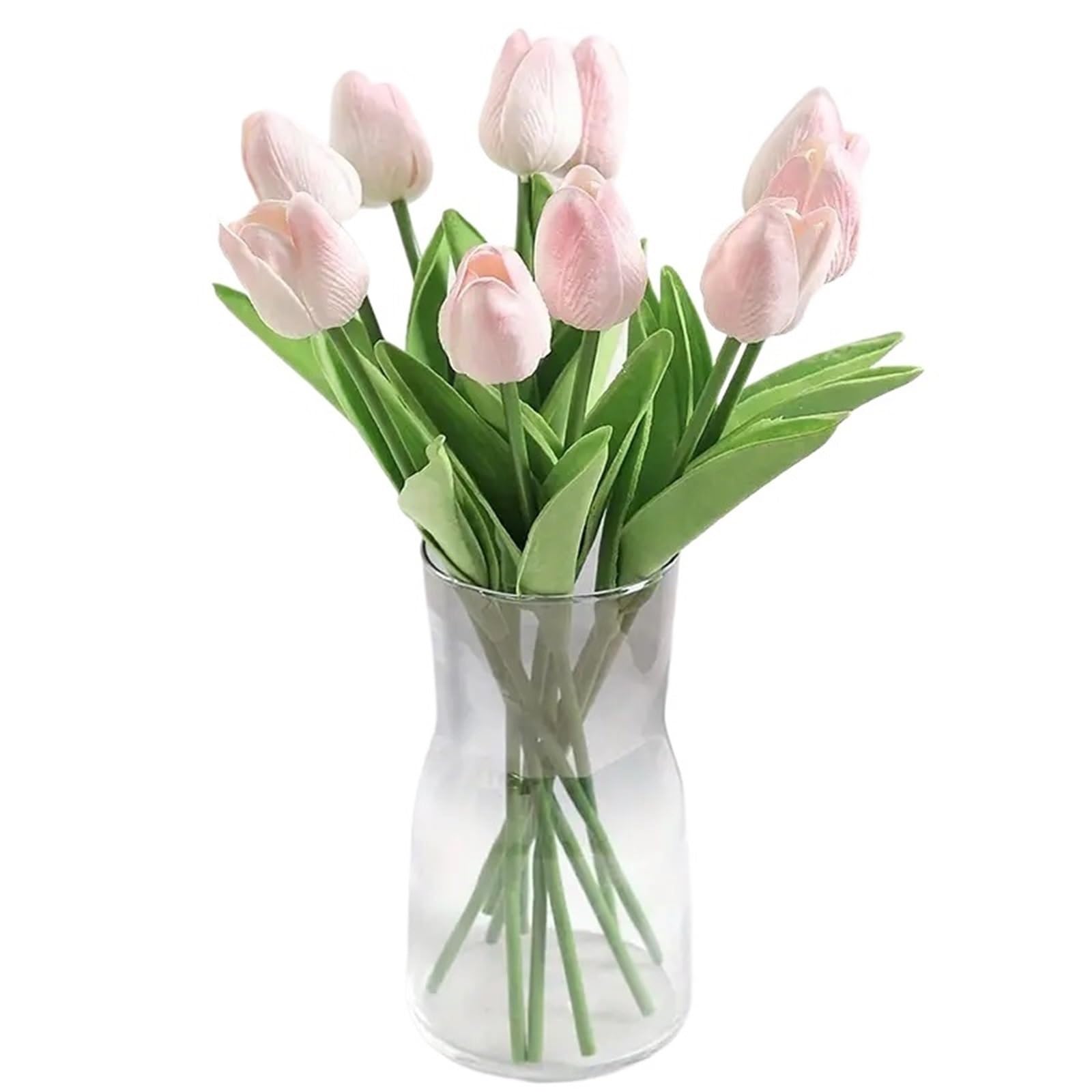 FonHNDG Artificial Flower Branches 10PCS Tulip Simulation Artificial Flower Bundle Afraid Of Decorative Arrangement(Color4)
