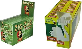 1200 Zig Zag Zigarettenpapier & 1200 Swan extra dünne Filterspitzen