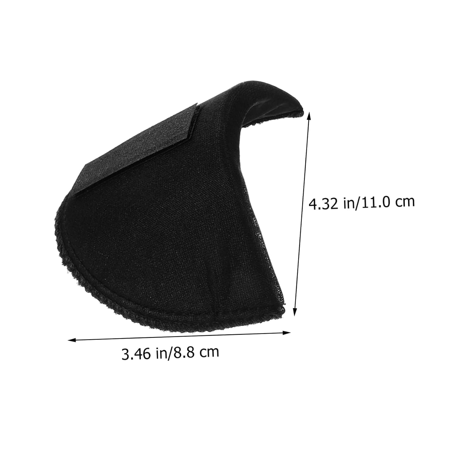 NOLITOY 12pairs Shoulder Pads for Women Foam Sponge Non- Enhancers Lightweight and Washable Suit Shoulder Inserts Black White Each for and