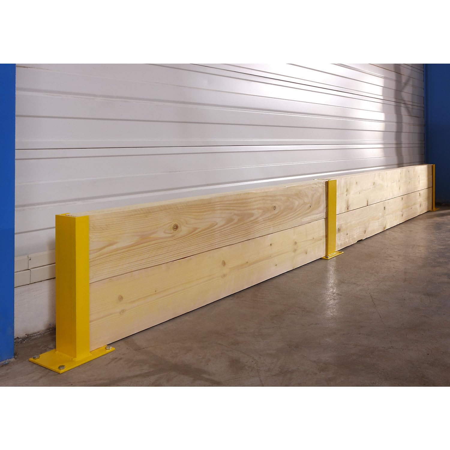 Protège rack pour support madrier Extrémité 2 hauteurs 46cm de protection - 2 madriers Mottez B395VX46