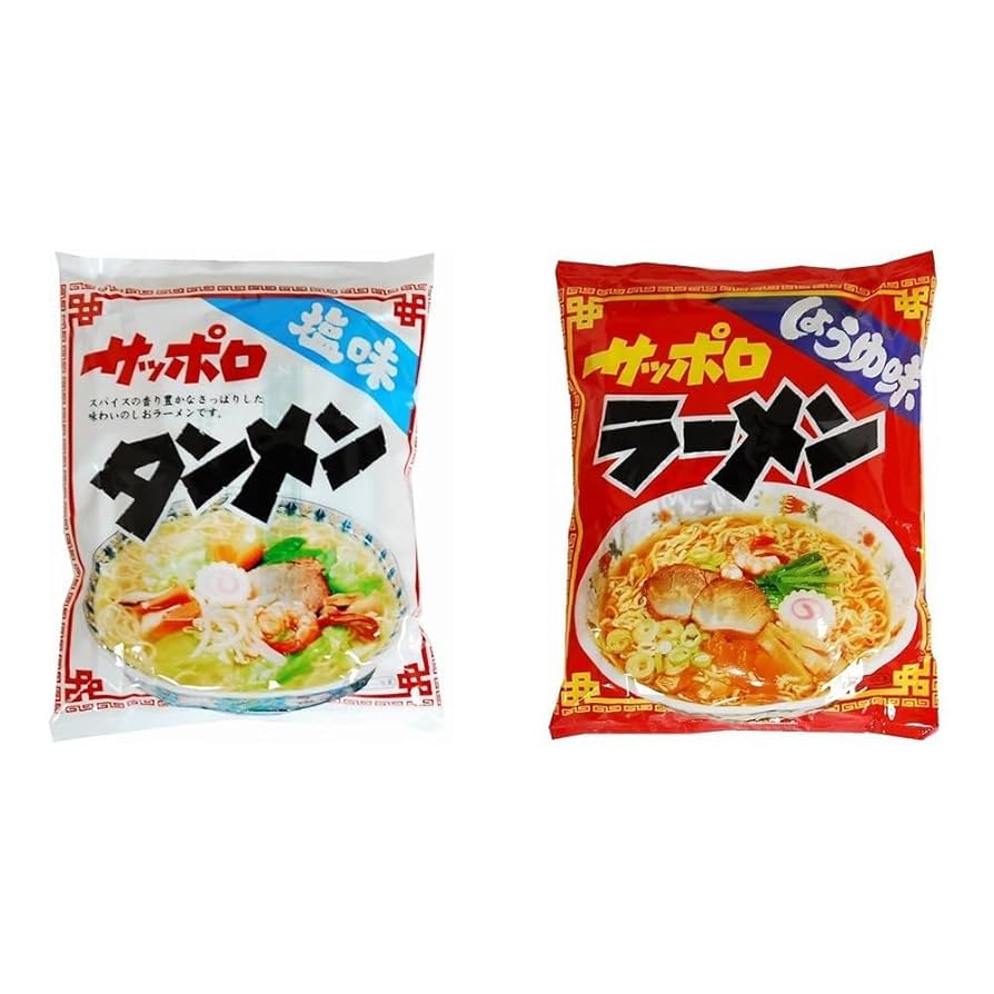 麺のスナオシ　180食　札幌ラーメン　タンメン塩味3個　みそ味3個　しょうゆ味 サッポロラーメン みそ 84g 1セット（1袋×6） 麺のスナオシ