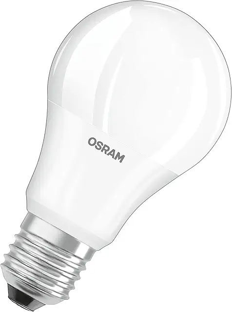 Lámpara LED E27 Osram Base Classic A - 60W, Color Cálido, Paquete de 3