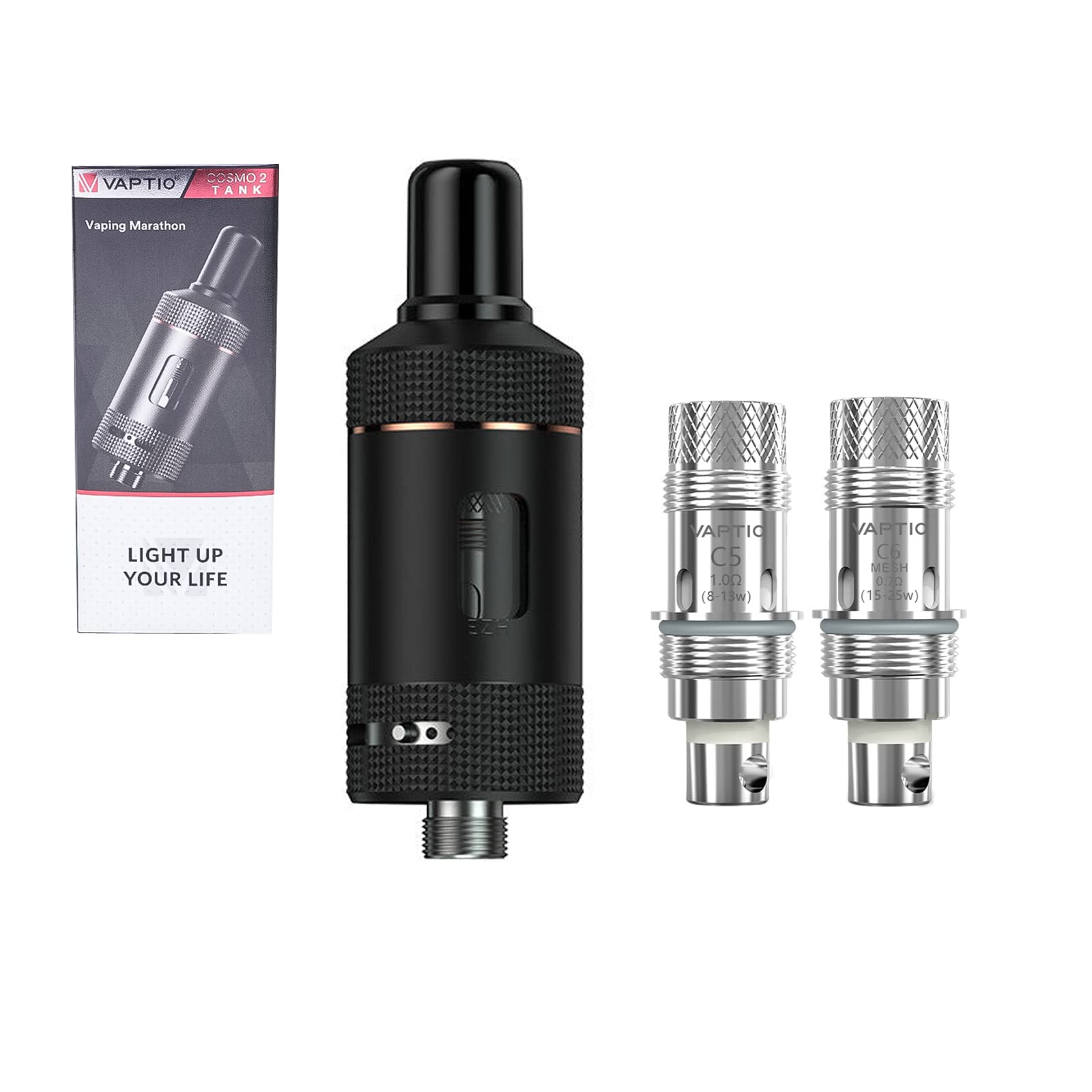 geekvape aegis solo 3 istruzioni VAPTIO Cosmo 2 Tank Serbatoio Sub Ohm da 2,0ml con Bobina a Maglie Cosmo  Coil da 2 pezzi 1,0ohm / 0,7ohm,senza liquido senza nicotina (nero) :  Amazon.it: Elettronica