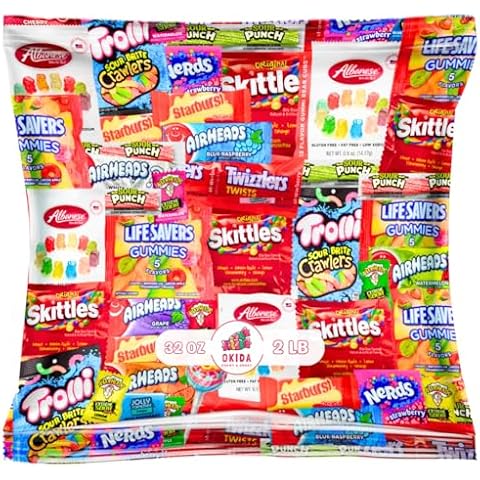 Assorted Candy Variety Pack - Individually Wrapped Party Candy Assortment - Candy For Every Occasion! (32 Ounces) Cover
