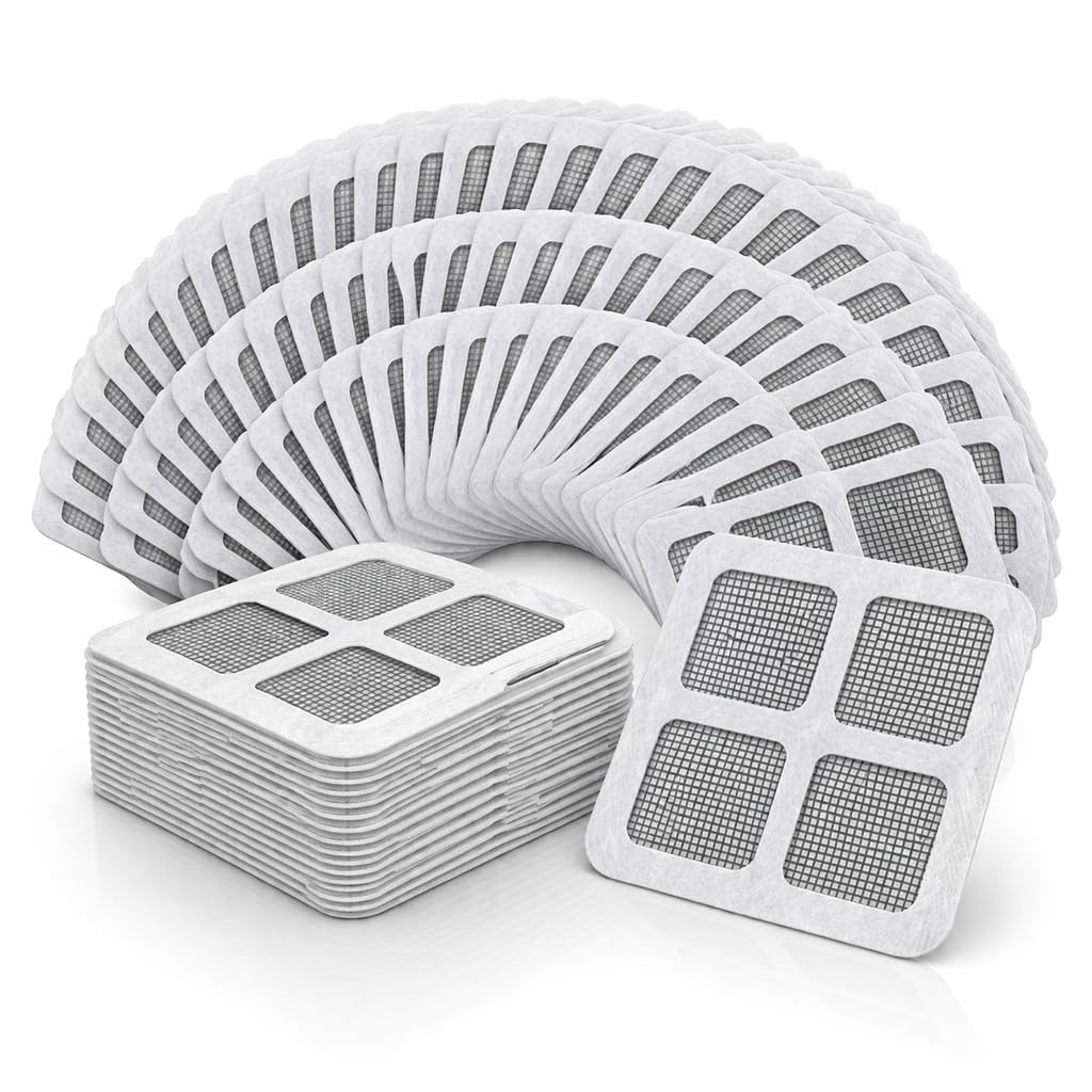 Drain Hair Catcher Disposable Stickers Pack of 50 | 10 CM Mesh Drain Cover Filter | Strong Adhesive Hair Trap for Bathroom, Kitchen Sink & Bathtub-image-39