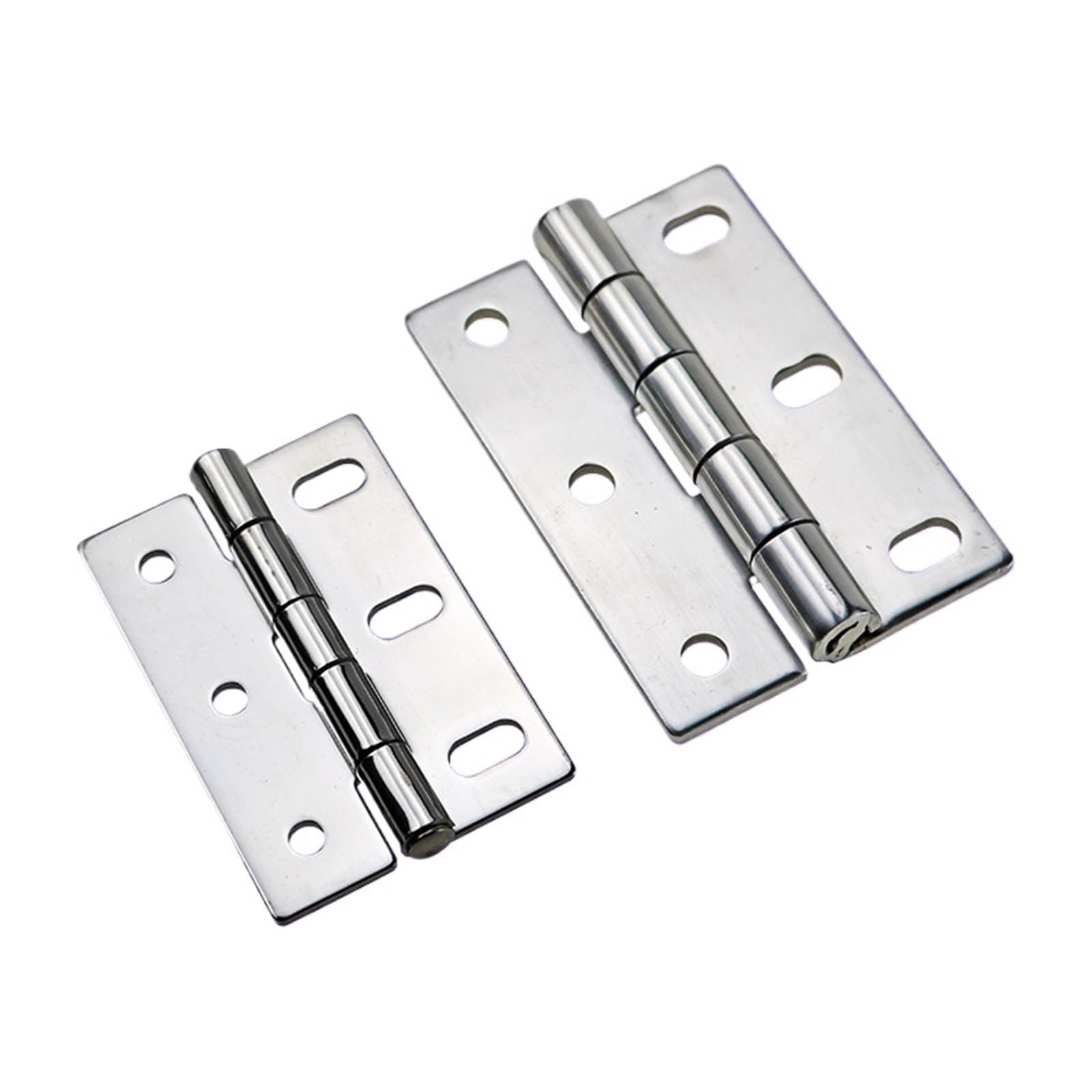 FQJYXWEWL Asymmetric Waist Hole Hinge 304 Stainless Steel 1Pcs(XG02-046-2S-32)